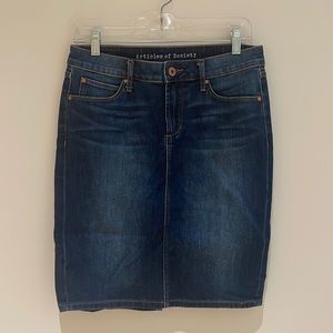 Article Society denim skirt